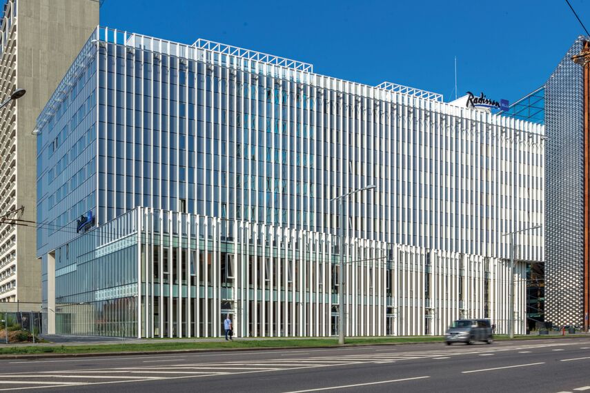 CW 50-HI Façades - Residental/Project Radisson Blu located in Vilnius, Lithuania