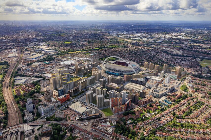 ConceptSystem 77 Windows, ConceptSystem 77 Doors, ConceptPatio 155 Sliding & Folding and ConceptWall 50 Façades - Wembley Park located in London, United Kingdom