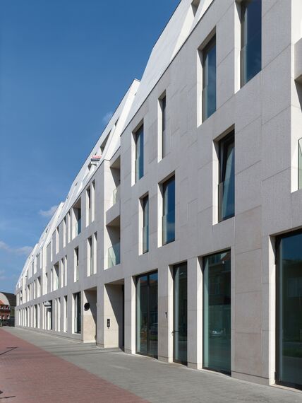 ConceptSystem 77 Doors, ConceptPatio 130 Sliding & Folding, CW 50 Standard Façades and CW 50 Façades - Residental/Project Annonciaden located in Wijnegem, Belgium