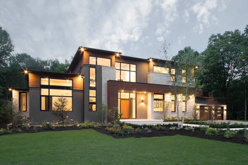 ConceptWall 50 Façades and ConceptSystem 77 Windows - Forest View Residence located inCanada