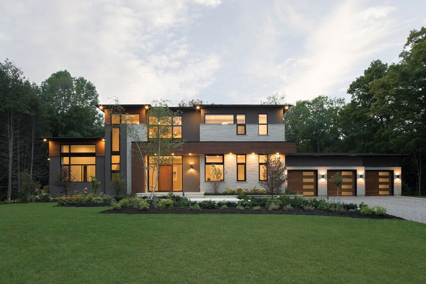 ConceptWall 50 Façades and ConceptSystem 77 Windows - Forest View Residence located inCanada
