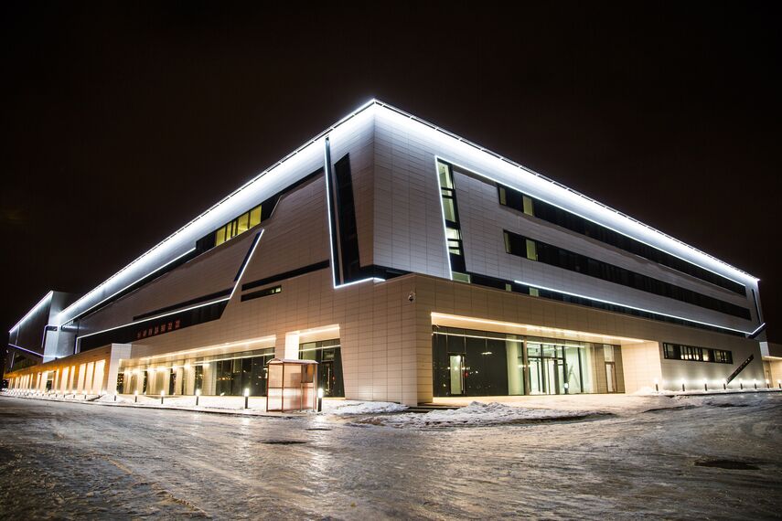 ConceptSystem 77 Doors and CW 50-SC Façades - Ice Station Ice Arena SKA located in Moscow, Russia