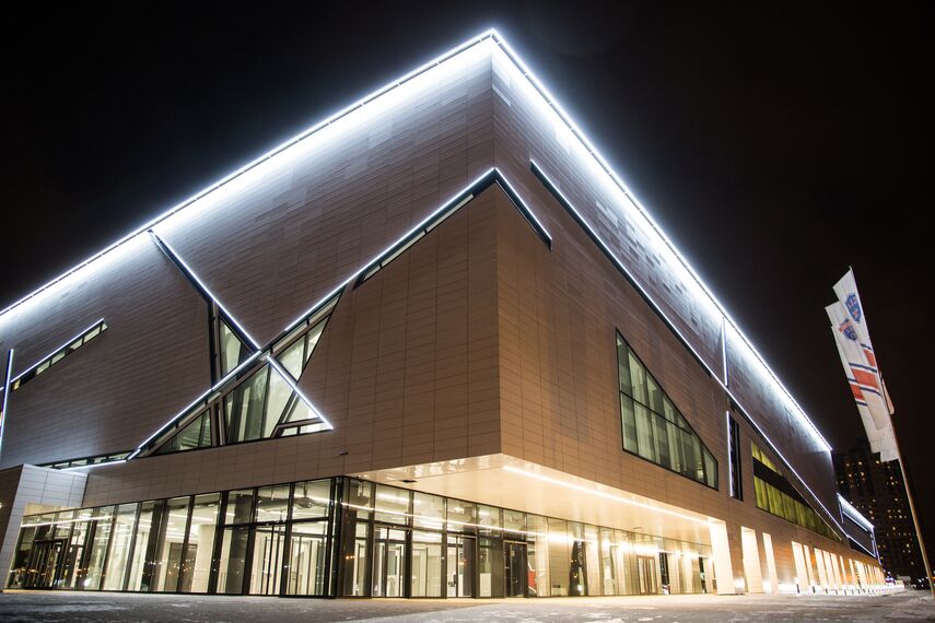 ConceptSystem 77 Doors and CW 50-SC Façades - Ice Station Ice Arena SKA located in Moscow, Russia