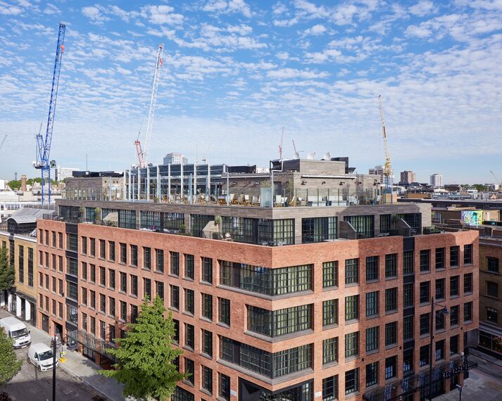 ConceptPatio 130 Sliding & Folding, SlimLine 38 Doors and ConceptWall 50 Façades - Residental/Project The Curtain Hotel located in London, United Kingdom