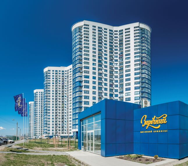 EcoSystem 50 Windows and CW 50-HI Façades - Residental/Project Zarechny Residential Complex located inUkraine