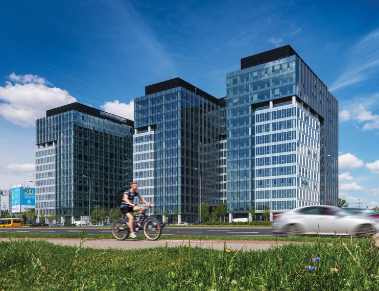 CW 50-HI Façades and CW 50-SC Façades - Office building West Station located in Warsaw, Poland