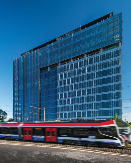 CW 50-HI Façades and CW 50-SC Façades - Office building West Station located in Warsaw, Poland