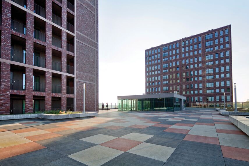 ConceptWall 50 Façades, CS 77 Hidden Vent Windows and CS 77 Fire Proof Windows - Musa located in Rotterdam, The Netherlands