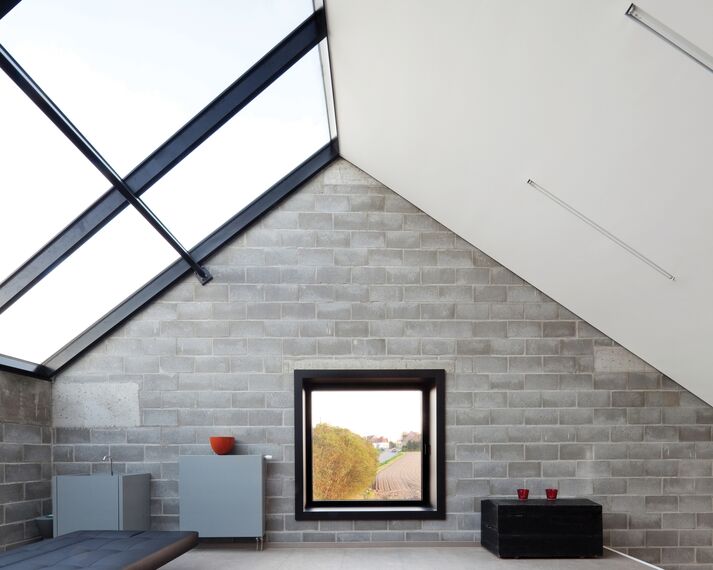 ConceptWall 50 Façades, ConceptPatio 130 Sliding & Folding, CS 77 Standard Windows and CS 77 Windows - House Private House Kortrijk 2 located in Kortrijk, Belgium
