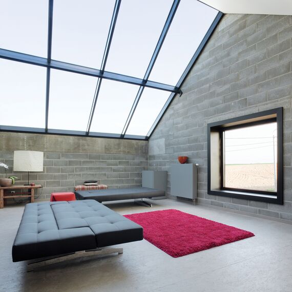 ConceptWall 50 Façades, ConceptPatio 130 Sliding & Folding, CS 77 Standard Windows and CS 77 Windows - House Private House Kortrijk 2 located in Kortrijk, Belgium