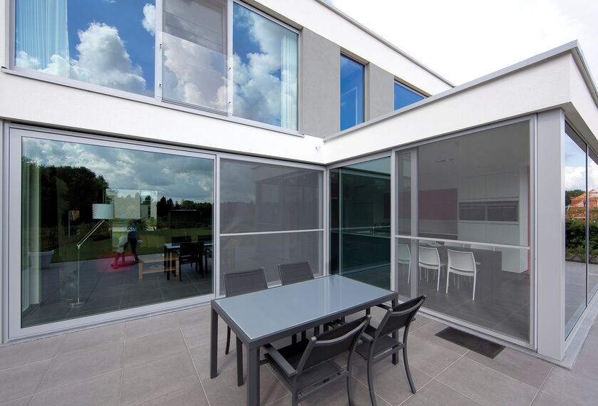 ConceptPatio 130 Sliding & Folding, CS 77 Standard Windows and CS 77 Windows - House Private House Houtvenne 1 located inBelgium