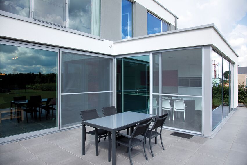 ConceptPatio 130 Sliding & Folding, CS 77 Standard Windows and CS 77 Windows - House Private House Houtvenne 1 located inBelgium
