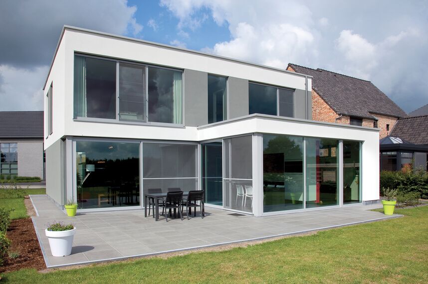 ConceptPatio 130 Sliding & Folding, CS 77 Standard Windows and CS 77 Windows - House Private House Houtvenne 1 located inBelgium