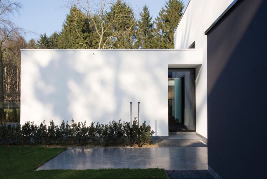 ConceptWall 50 Façades, CS 77 Standard Doors and CS 77 Doors - House Private House Herentals 2 located in Herentals, Belgium