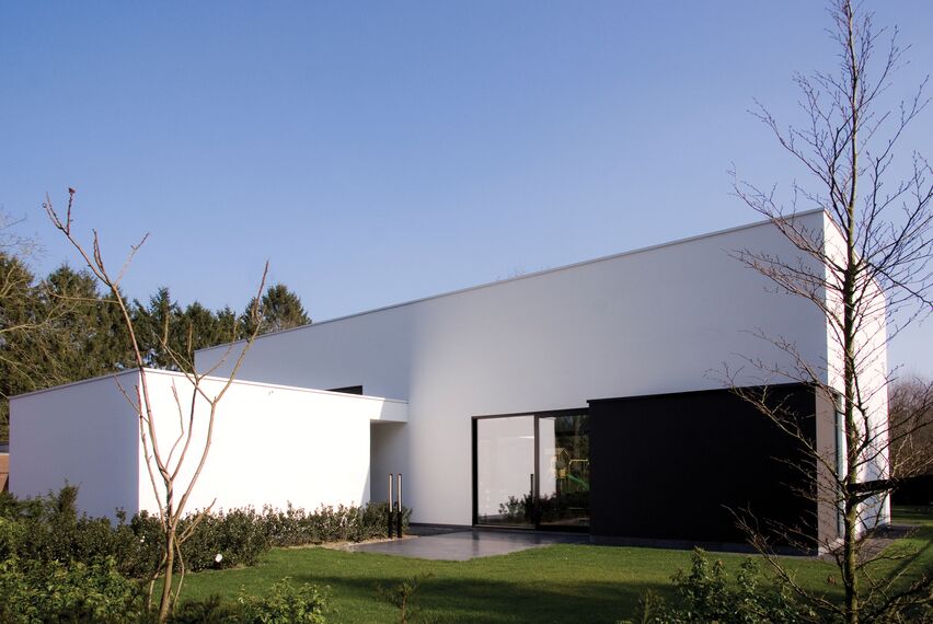 ConceptWall 50 Façades, CS 77 Standard Doors and CS 77 Doors - House Private House Herentals 2 located in Herentals, Belgium