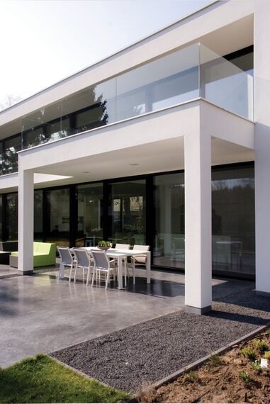 ConceptWall 50 Façades, CS 77 Standard Doors and CS 77 Doors - House Private House Herentals 2 located in Herentals, Belgium