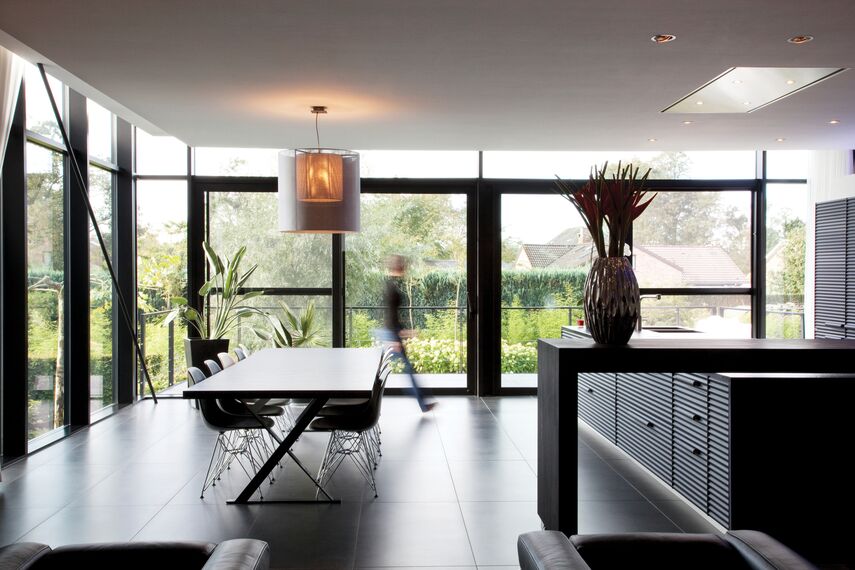 Mosquito Complementary Systems, ConceptSystem 68 Windows and CP 96 Sliding & Folding - House Private House Ciney 1 located in Ciney, Belgium