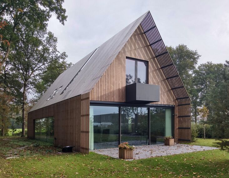 CS 86-HI (c) Cancelled Systems, ConceptWall 50 Façades and HiFinity Sliding & Folding - Villa Forest villa Voorschoten located in Voorschoten, The Netherlands