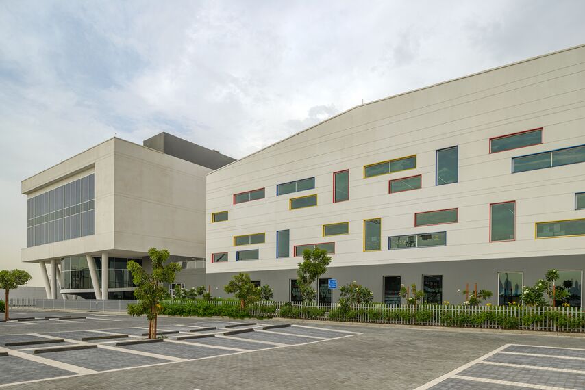 EcoSystem 50 Windows and CW 50-HI Façades - School Swiss Scientific International School located in Dubai, United Arab Emirates