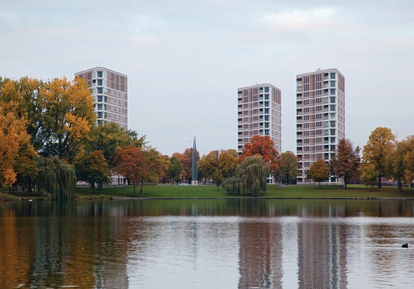 ConceptSystem 77 Doors, ConceptSystem 77 Windows and ConceptPatio 130 Sliding & Folding - Apartmentcomplex The Amazones located in 's Hertogenbosch, The Netherlands