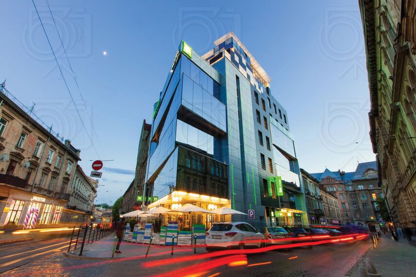 ConceptSystem 77 Doors, ConceptSystem 77 Windows, ConceptWall 50 Façades and CW 50-SG Façades - Residental/Project IBIS Style Lviv Center Hotel located in Lviv, Ukraine