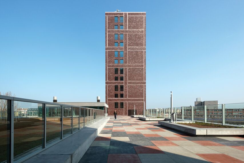 ConceptWall 50 Façades, CS 77 Hidden Vent Windows and CS 77 Fire Proof Windows - Musa located in Rotterdam, The Netherlands