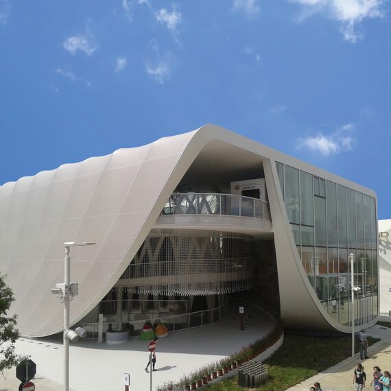 CW 50-VL Façades - China Corporate United Pavilion Expo Milano 2015 located in Milan, Italy