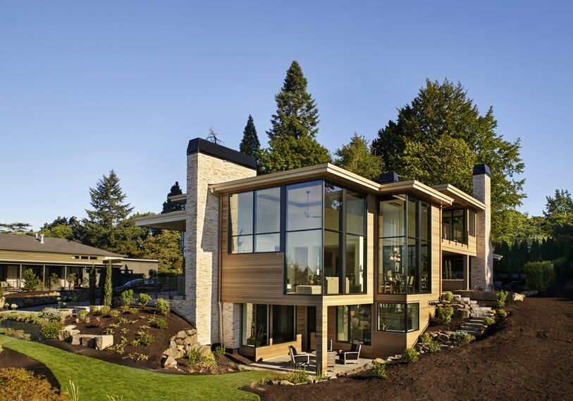 ConceptSystem 68 Windows and ConceptWall 50 Façades - House Joie de Vivre (Street of Dreams) located in Portland, United States of America