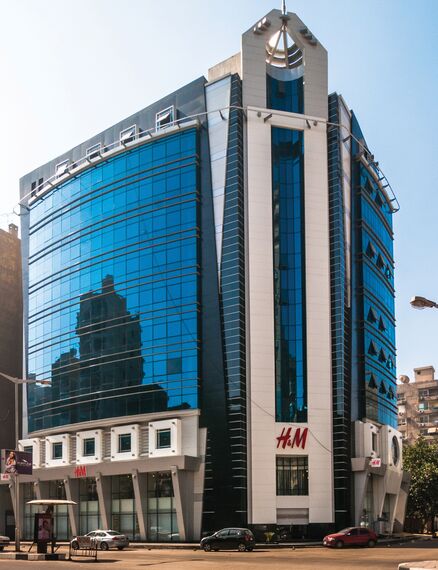 ConceptSystem 59Pa Windows and CW 50-HL Façades - Office building Hazem Maher Tower located in Cairo, Egypt