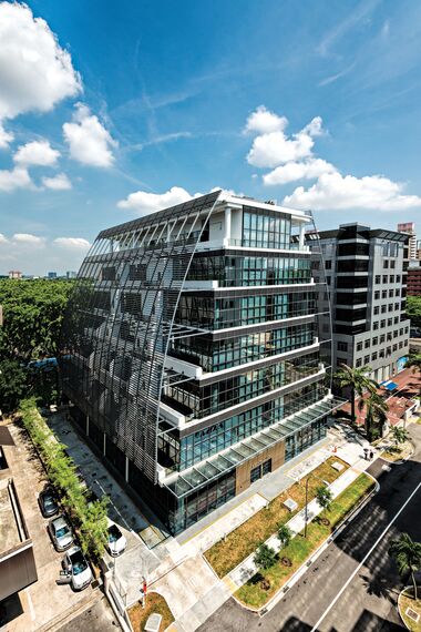 ConceptWall 60 Façades and ConceptSystem 59Pa Windows - 8 Central Link at Jalan Kilang Barat located inSingapore