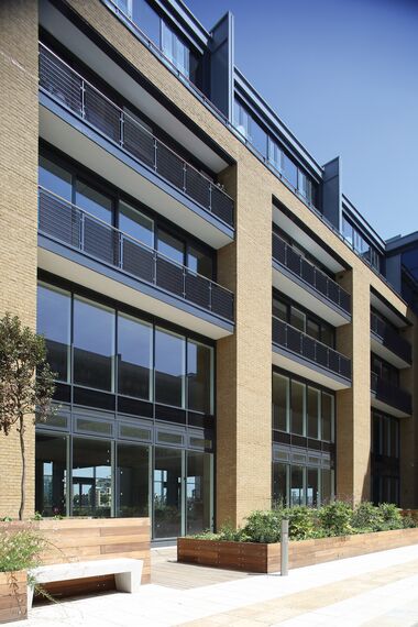CS 38-SL (c) Cancelled Systems, ConceptSystem 77 Windows, ConceptPatio 130 Sliding & Folding, Vision 50 Doors and ConceptWall 50 Façades - Apartmentcomplex Paynes & Borthwick located in London, United Kingdom