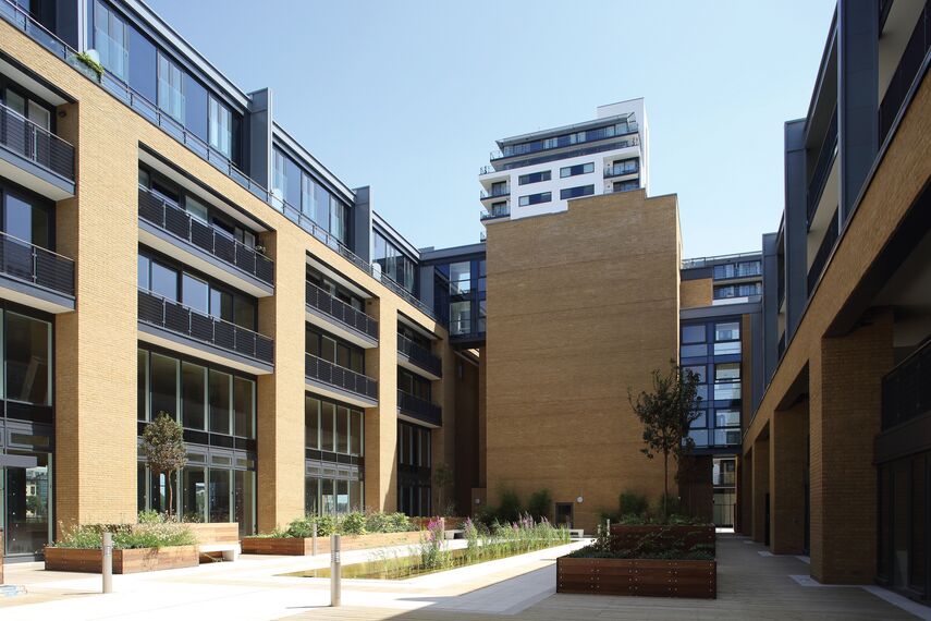 CS 38-SL (c) Cancelled Systems, ConceptSystem 77 Windows, ConceptPatio 130 Sliding & Folding, Vision 50 Doors and ConceptWall 50 Façades - Apartmentcomplex Paynes & Borthwick located in London, United Kingdom