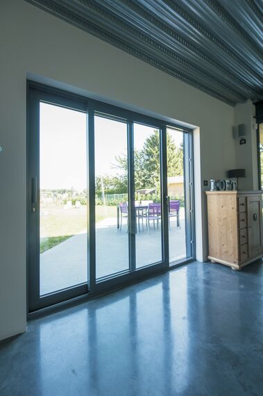 ConceptDoor 50 Doors, ThermoSystem 57 Windows, ConceptPatio 130 Sliding & Folding, CP 50 Sliding & Folding and ConceptFolding 77 Sliding & Folding - House Private House Anstaing located inFrance