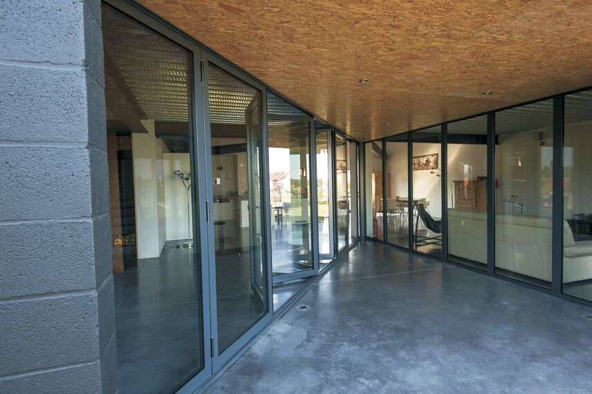 ConceptDoor 50 Doors, ThermoSystem 57 Windows, ConceptPatio 130 Sliding & Folding, CP 50 Sliding & Folding and ConceptFolding 77 Sliding & Folding - House Private House Anstaing located inFrance