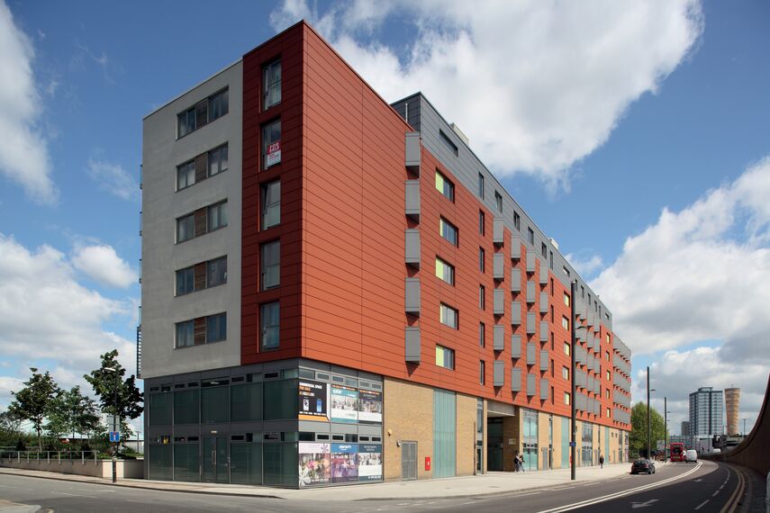 Apartmentcomplex One Stratford High Street located in Stratford, United Kingdom