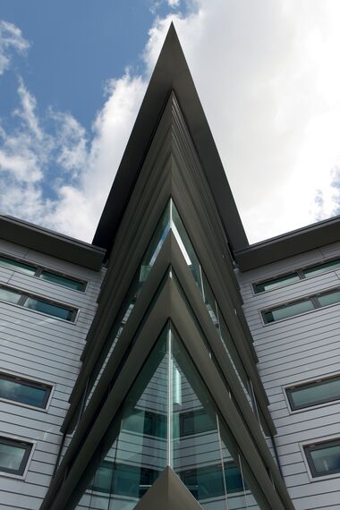 ConceptWall 50 Façades and CW 50-HL Façades - School Bede Sixth Form College located in Billingham, United Kingdom