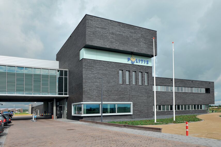 ConceptWall 60 Façades - Fire station Regional Fire Station and Police Office located in Drachten, The Netherlands