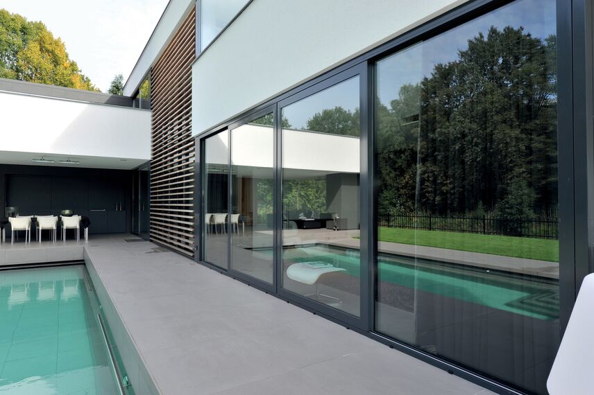 ConceptSystem 68 Doors, ConceptSystem 68 Windows and ConceptPatio 155 Sliding & Folding - Villa Villa Oisterwijk located in Oisterwijk, The Netherlands