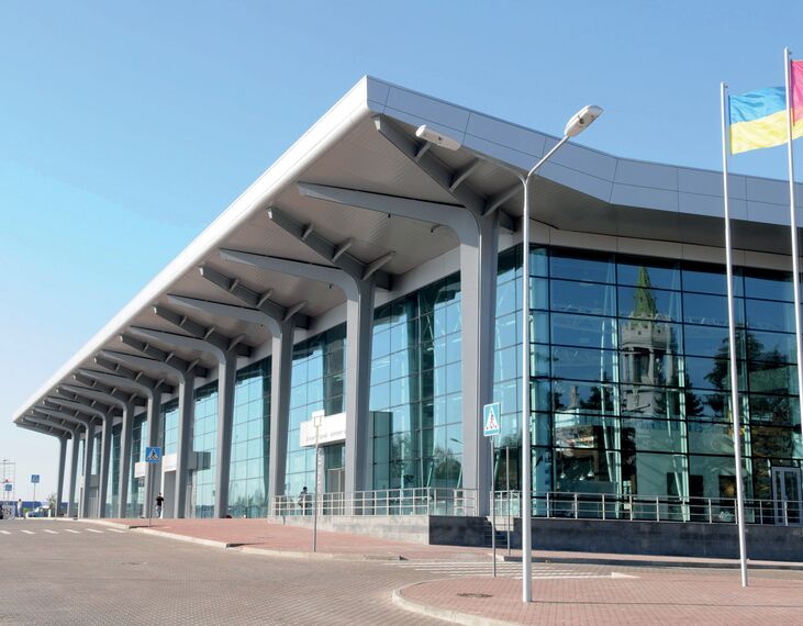 ConceptWall 50 Façades - Airport International Airport Kharkiv located in Kharkiv, Ukraine