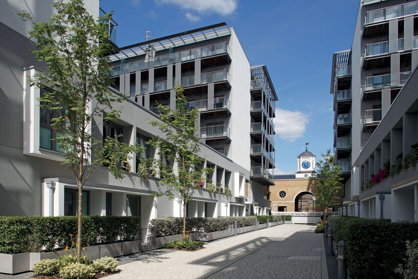 ConceptWall 50 Façades - Apartmentcomplex The Armouries located in London, United Kingdom