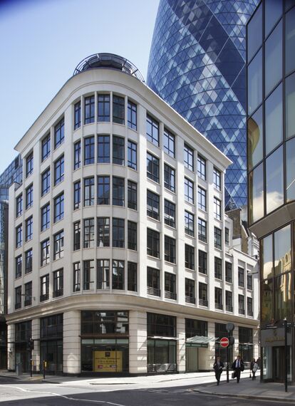 ConceptWall 50 Façades and ConceptSystem 68 Doors - Office building 50 St Mary's Axe located in London, United Kingdom