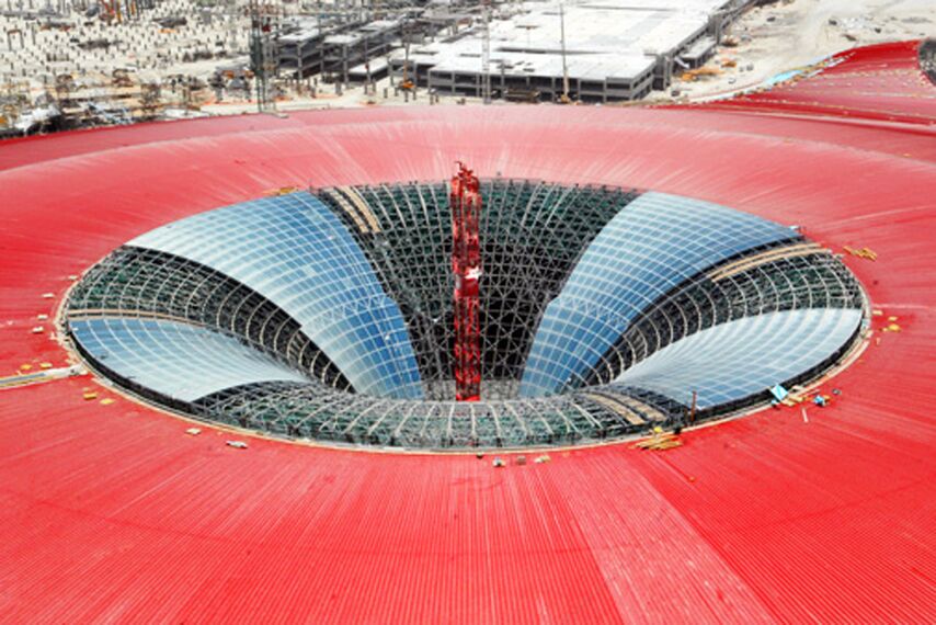 ConceptWall 86 Façades - Race track Ferrari World Abu Dhabi located in Abu Dhabi, United Arab Emirates