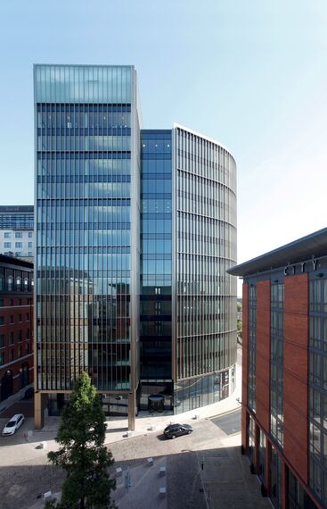 ConceptWall 50 Façades, Vision 50 Doors, ConceptSystem 68 Windows, ConceptWall 60 Façades and ConceptSystem 68 Doors - Office building Eleven Brindleyplace located in Birmingham, United Kingdom