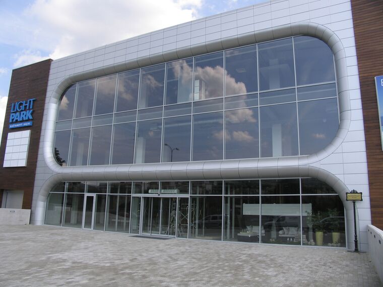 ConceptWall 50 Façades - Shopping centre Shopping center Light Park located in Bratislava, Slovak Republic