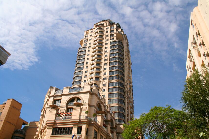 ConceptWall 50 Façades - Apartmentcomplex Michelangelo Towers located in Johannesburg, South-Africa