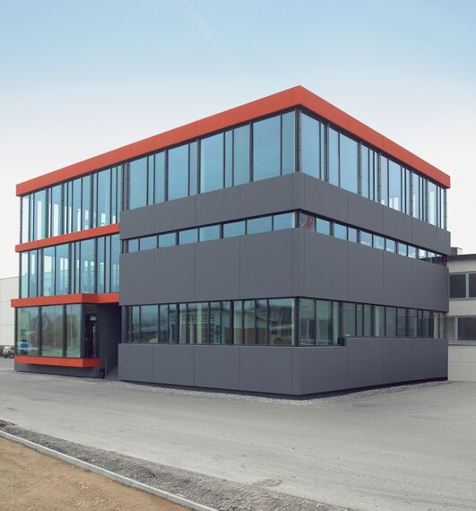 ConceptWall 50 Façades - Office building Buck KG located in Mengen, Germany