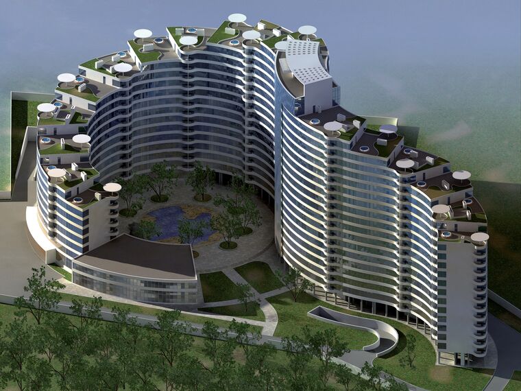 ConceptSystem 77 Doors and ConceptSystem 77 Windows - Apartmentcomplex White Sails located in Odessa, Ukraine