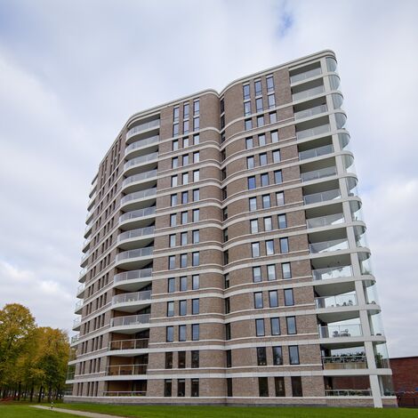 ConceptSystem 77 Doors, ConceptSystem 77 Windows and ConceptPatio 130 Sliding & Folding - Apartmentcomplex The Amazones located in 's Hertogenbosch, The Netherlands