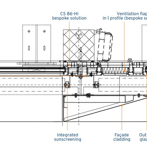 CS 86-HI (c) Cancelled Systems and ConceptWall 50 Façades - College/University Technical Vocational School Visp located in Visp, Switzerland