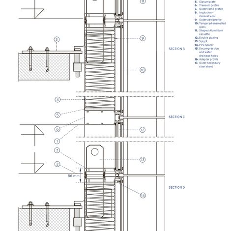 ConceptSystem 77 Windows and CW 50-SL Façades - Oruzheyniy located in Moscow, Russia